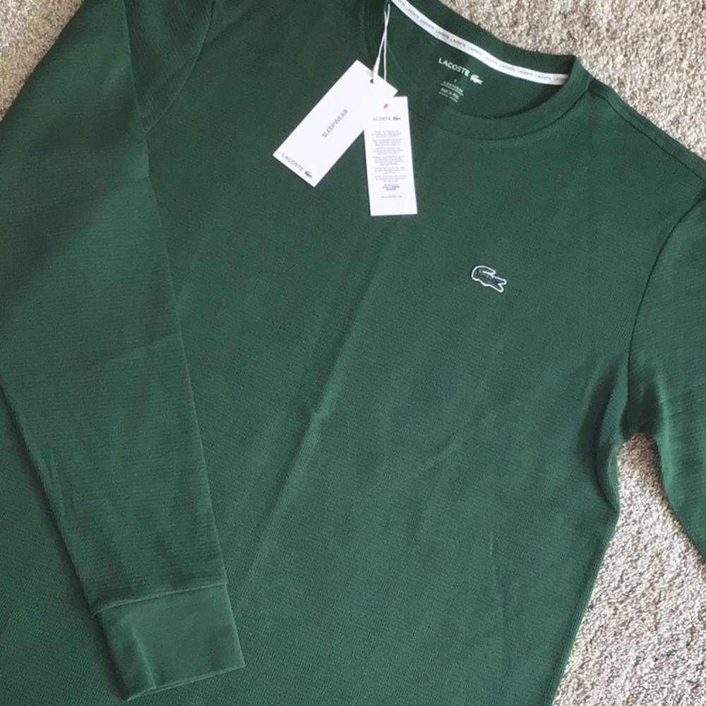 LACOSTE SLEEP SHIRT - SMALL NWT